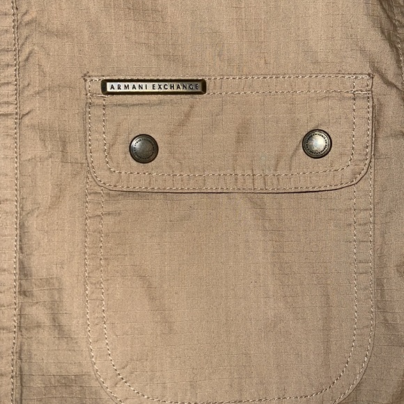 Armani Exchange Medium Zip Up Button Up - Picture 3 of 7